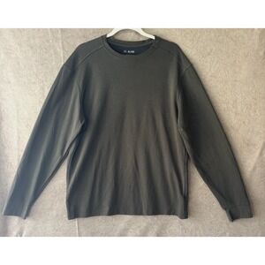 01 Algo Performance Shirt Mens XL‎ Green Waffle Knit Quick Dry Wicking UV 40